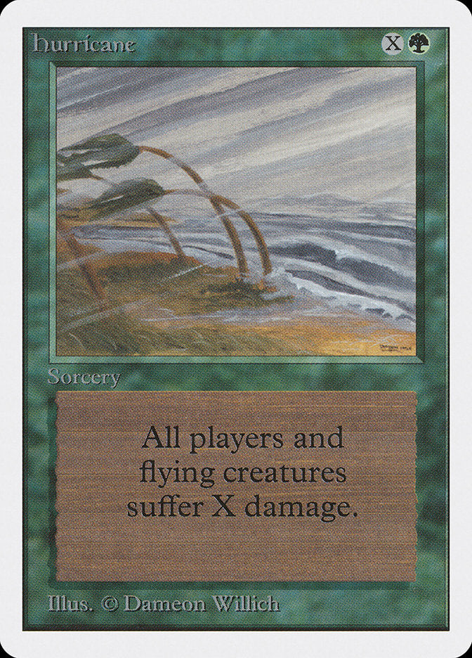 Hurricane [Unlimited Edition] MTG Single Magic: The Gathering | Red Claw Gaming