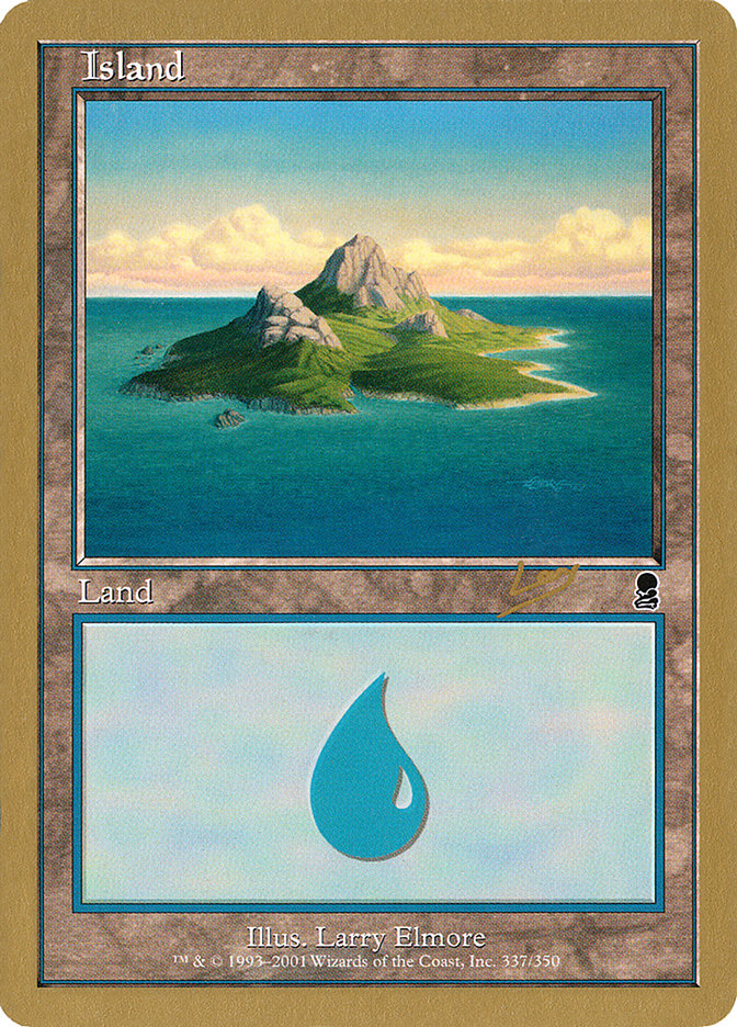 Island (rl337) (Raphael Levy) [World Championship Decks 2002] MTG Single Magic: The Gathering | Red Claw Gaming