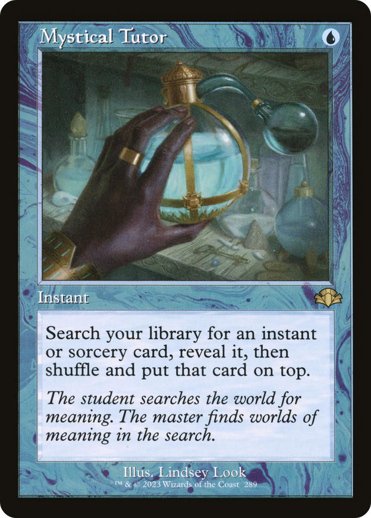 Mystical Tutor (Retro) [Dominaria Remastered] MTG Single Magic: The Gathering | Red Claw Gaming