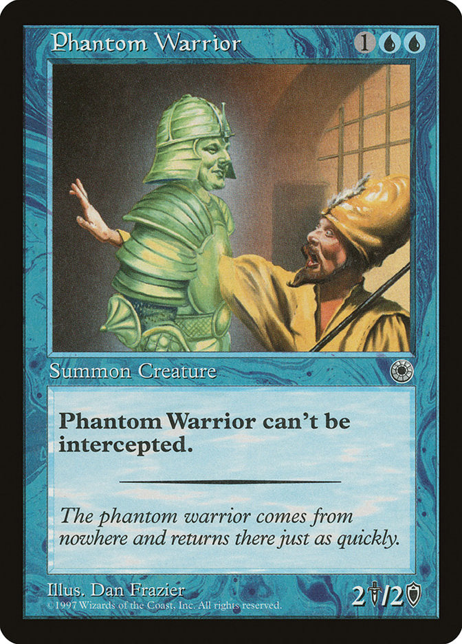 Phantom Warrior [Portal] MTG Single Magic: The Gathering | Red Claw Gaming