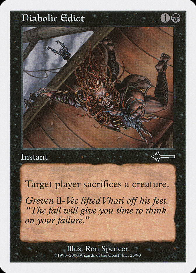 Diabolic Edict [Beatdown] MTG Single Magic: The Gathering | Red Claw Gaming