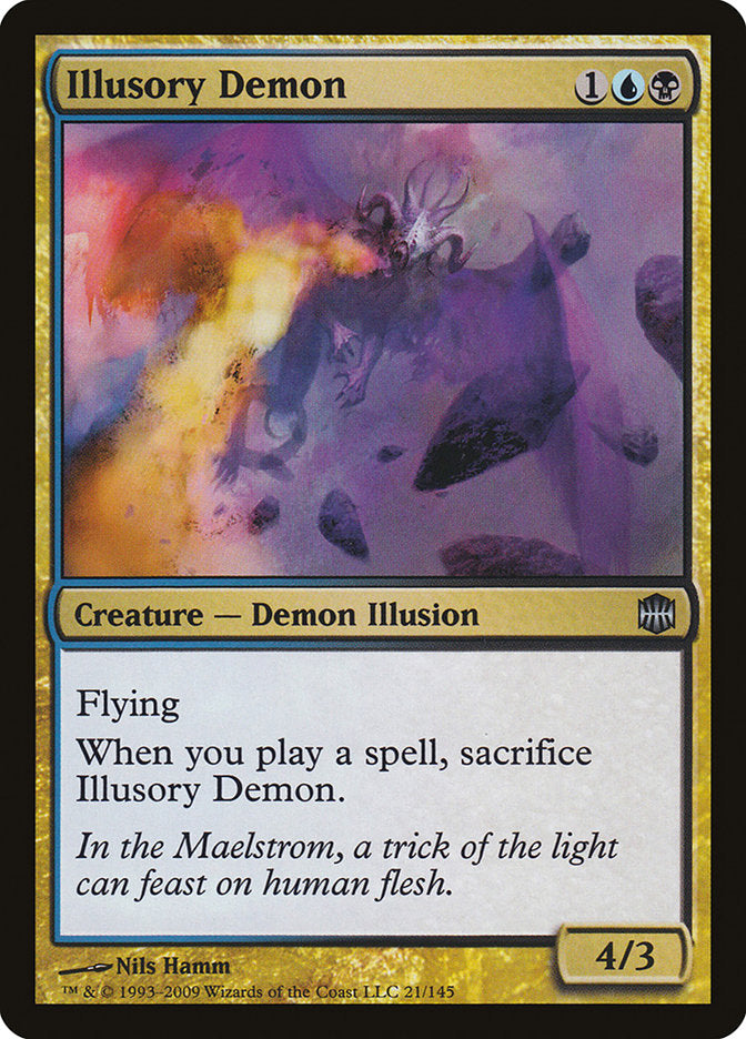 Illusory Demon [Alara Reborn] MTG Single Magic: The Gathering | Red Claw Gaming