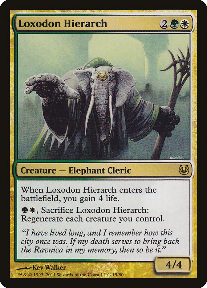 Loxodon Hierarch [Duel Decks: Ajani vs. Nicol Bolas] MTG Single Magic: The Gathering | Red Claw Gaming