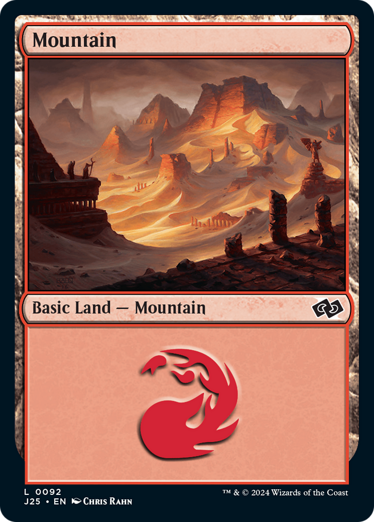 Mountain (92) [Foundations Jumpstart] MTG Single Magic: The Gathering | Red Claw Gaming