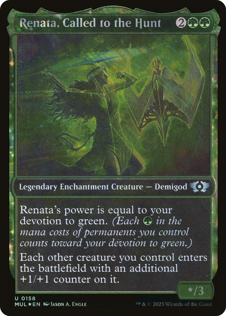 Renata, Called to the Hunt (Halo Foil) [Multiverse Legends] MTG Single Magic: The Gathering | Red Claw Gaming