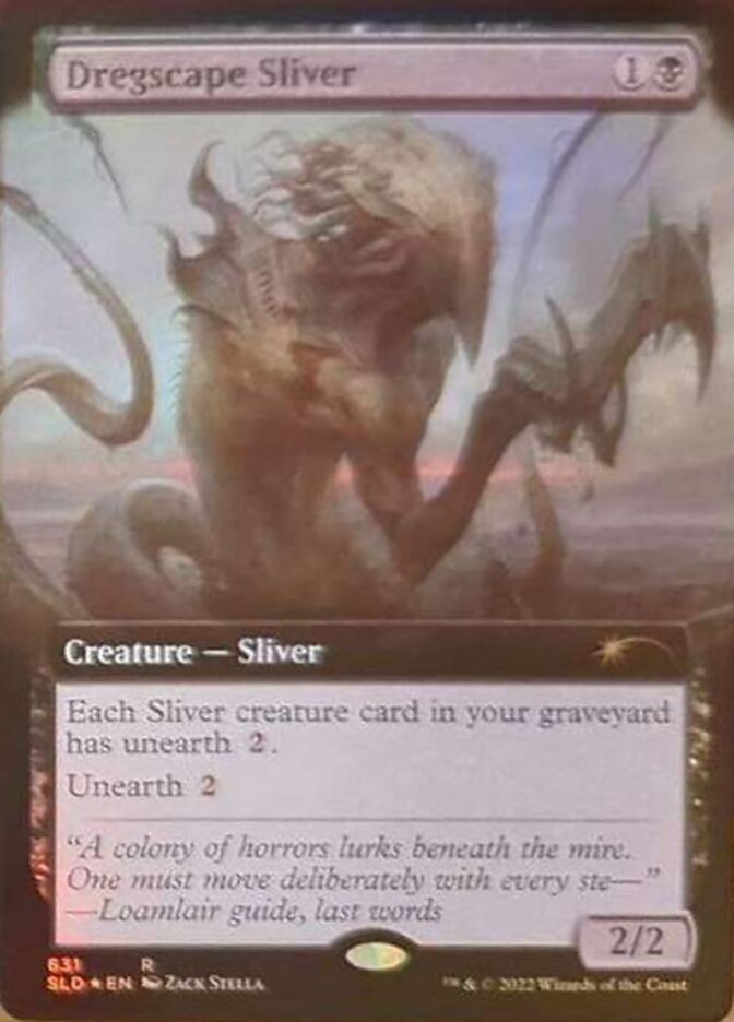 Dregscape Sliver (Extended Art) [Secret Lair Drop Promos] MTG Single Magic: The Gathering | Red Claw Gaming
