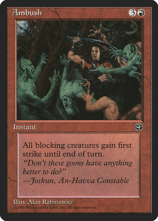 Ambush [Homelands] MTG Single Magic: The Gathering | Red Claw Gaming