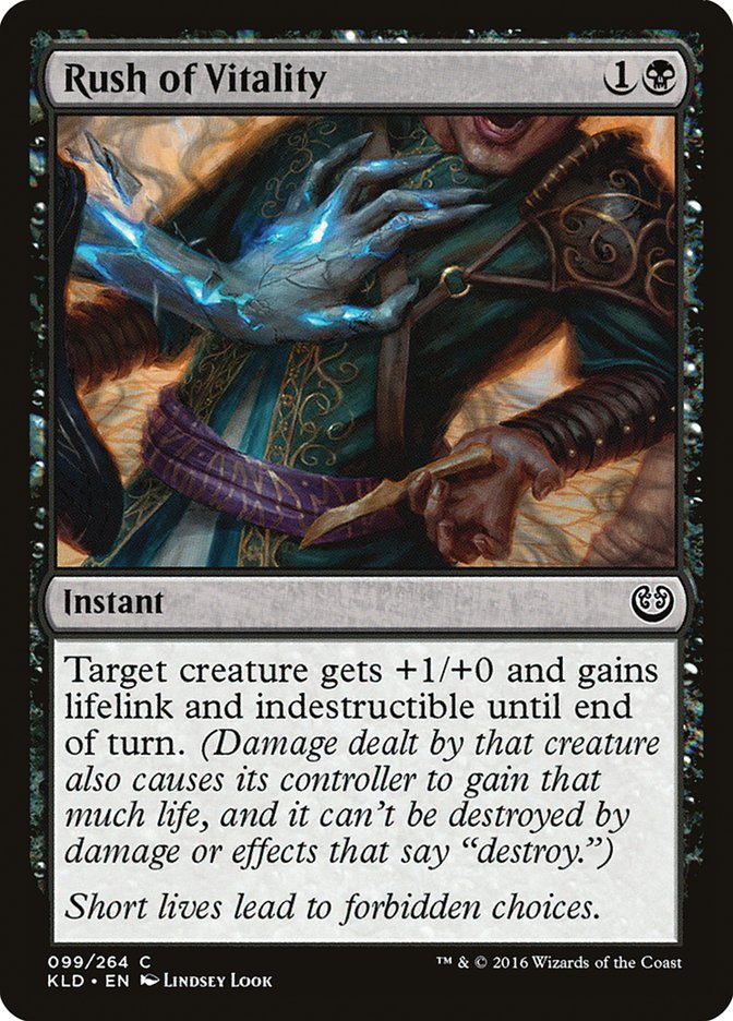 Rush of Vitality [Kaladesh] MTG Single Magic: The Gathering | Red Claw Gaming