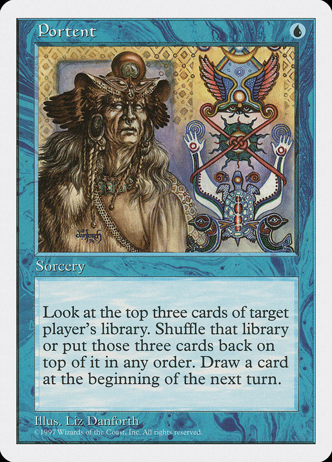 Portent [Fifth Edition] MTG Single Magic: The Gathering | Red Claw Gaming