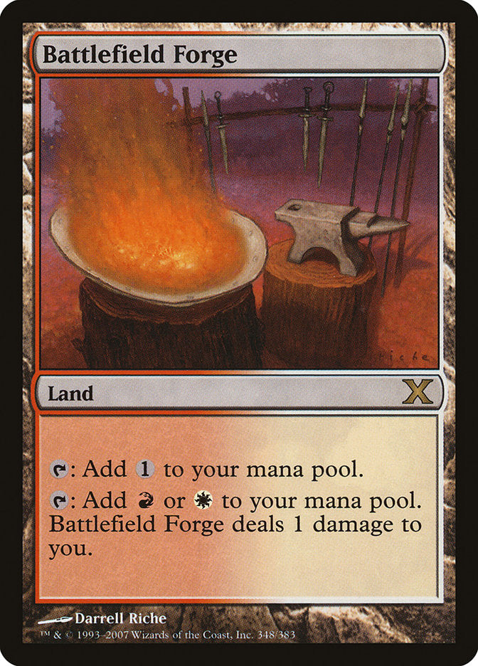 Battlefield Forge [Tenth Edition] MTG Single Magic: The Gathering | Red Claw Gaming