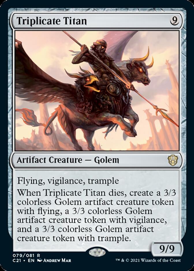 Triplicate Titan [Commander 2021] MTG Single Magic: The Gathering | Red Claw Gaming