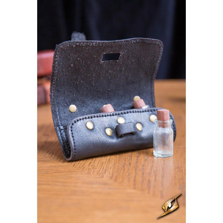 Potion Holder 3 Piece Black LARP Calimacil | Red Claw Gaming