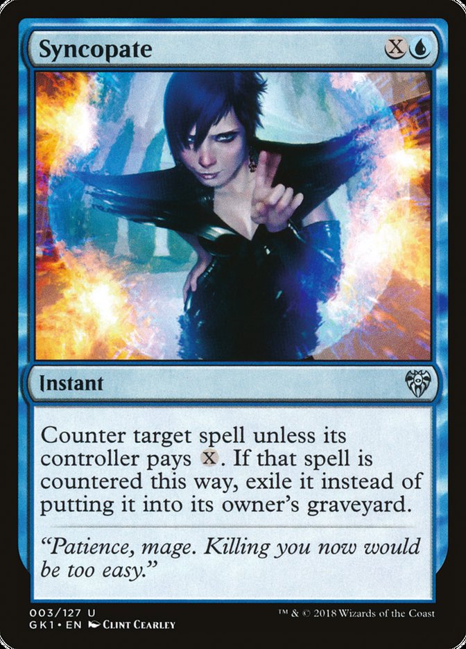 Syncopate [Guilds of Ravnica Guild Kit] MTG Single Magic: The Gathering | Red Claw Gaming