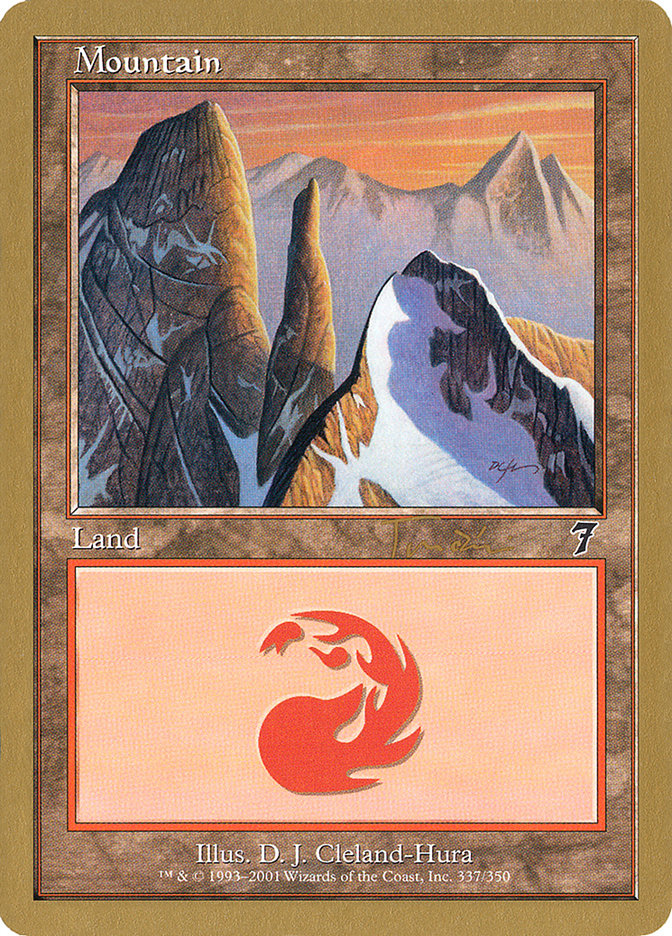 Mountain (jt337) (Jan Tomcani) [World Championship Decks 2001] MTG Single Magic: The Gathering | Red Claw Gaming