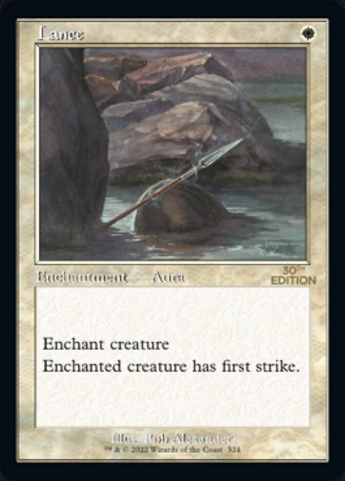 Lance (Retro) [30th Anniversary Edition] MTG Single Magic: The Gathering | Red Claw Gaming