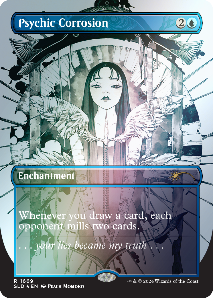 Psychic Corrosion (Rainbow Foil) [Secret Lair Drop Series] MTG Single Magic: The Gathering | Red Claw Gaming