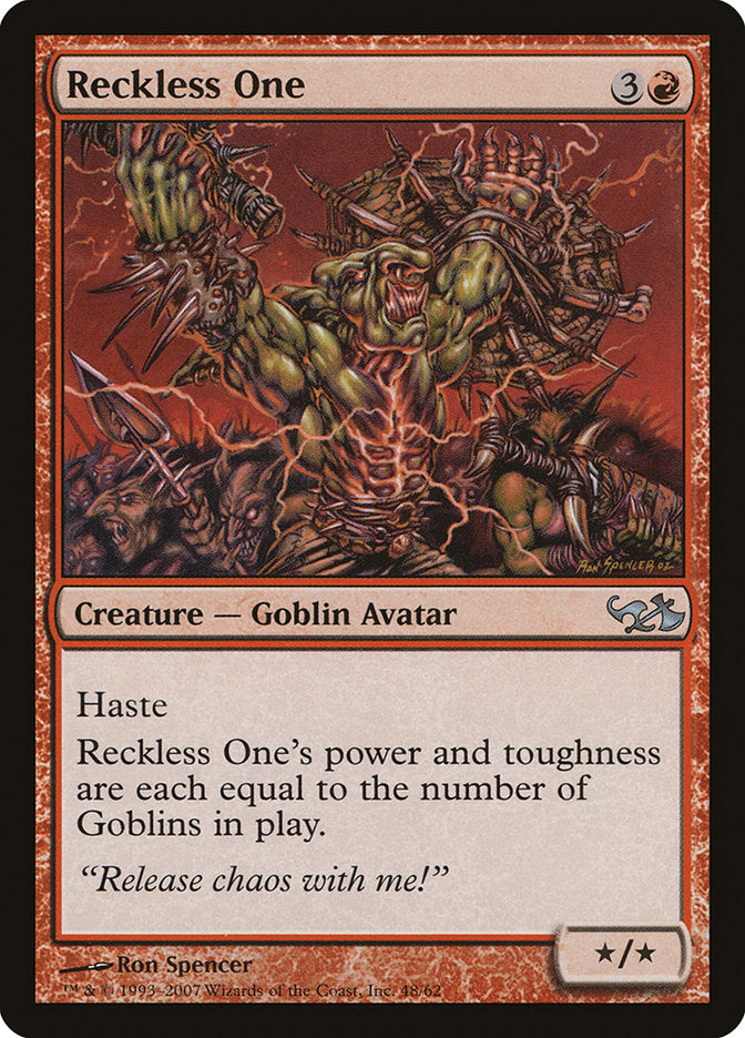Reckless One [Duel Decks: Elves vs. Goblins] MTG Single Magic: The Gathering | Red Claw Gaming