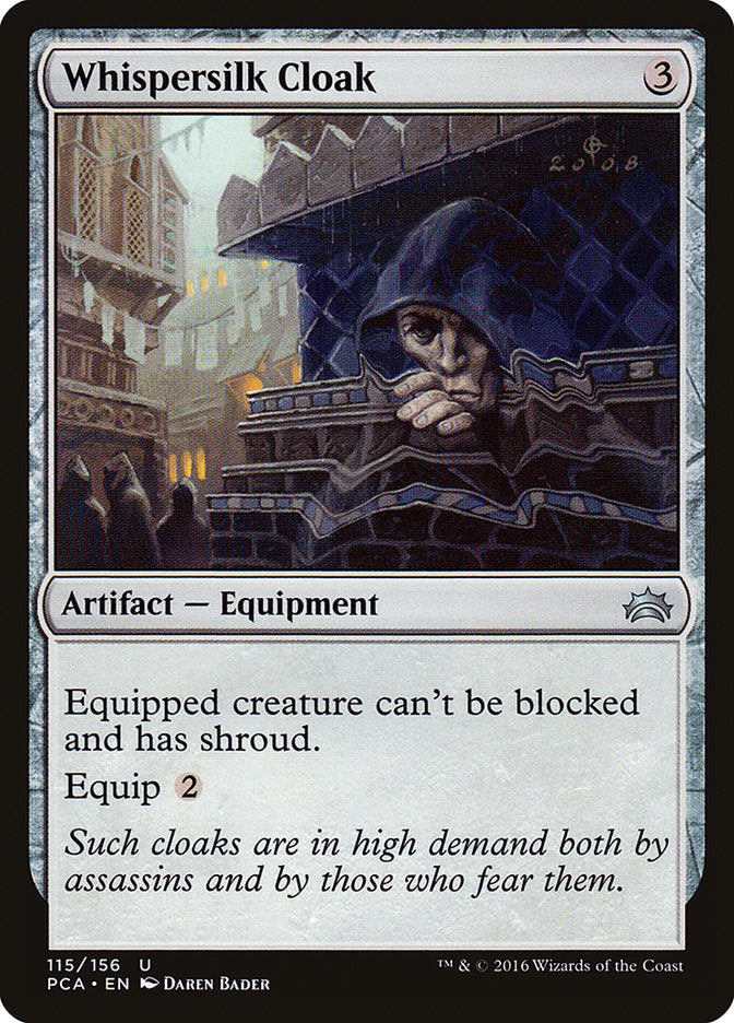 Whispersilk Cloak [Planechase Anthology] MTG Single Magic: The Gathering | Red Claw Gaming