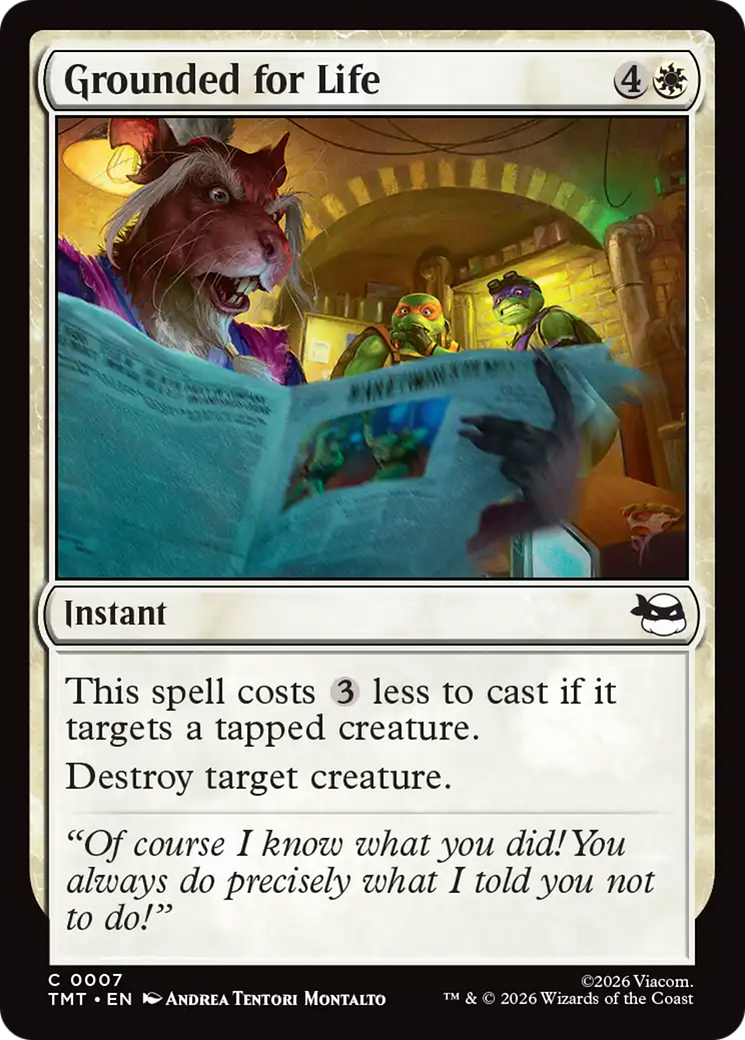Grounded for Life [Teenage Mutant Ninja Turtles] MTG Single Magic: The Gathering | Red Claw Gaming