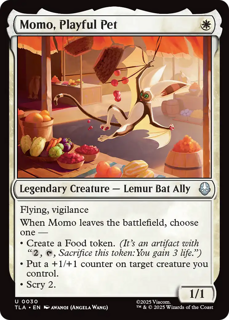 Momo, Playful Pet [Avatar: The Last Airbender] MTG Single Magic: The Gathering | Red Claw Gaming