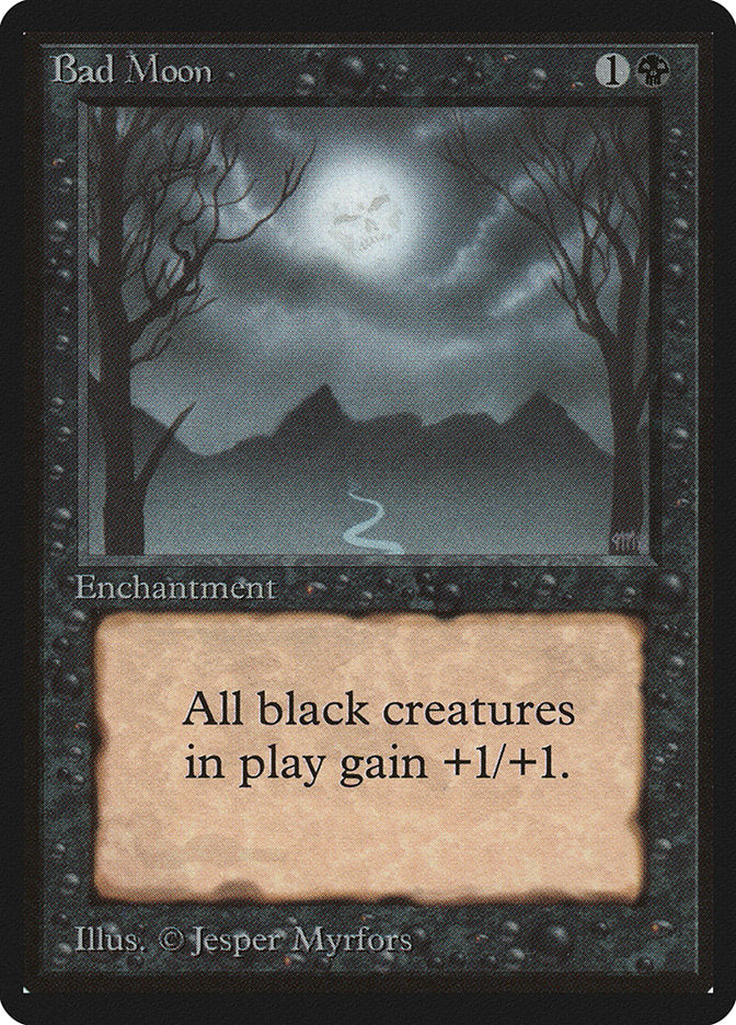 Bad Moon [Beta Edition] MTG Single Magic: The Gathering | Red Claw Gaming