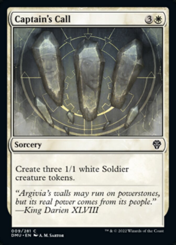 Captain's Call [Dominaria United] MTG Single Magic: The Gathering | Red Claw Gaming