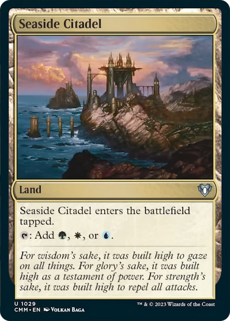 Seaside Citadel [Commander Masters] MTG Single Magic: The Gathering | Red Claw Gaming
