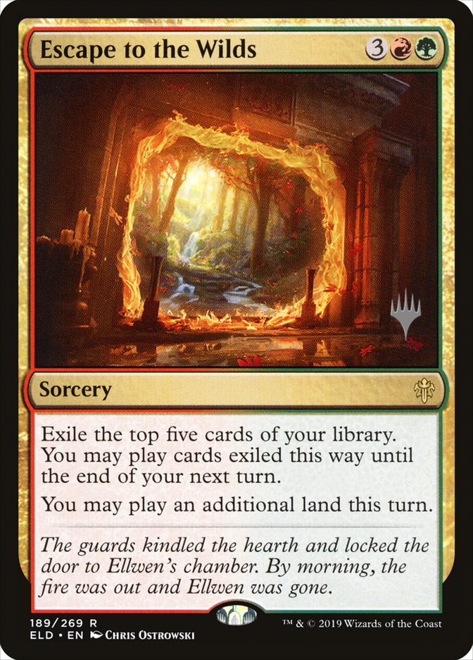 Escape to the Wilds (Promo Pack) [Throne of Eldraine Promos] MTG Single Magic: The Gathering | Red Claw Gaming