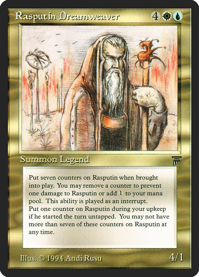 Rasputin Dreamweaver [Legends] MTG Single Magic: The Gathering | Red Claw Gaming