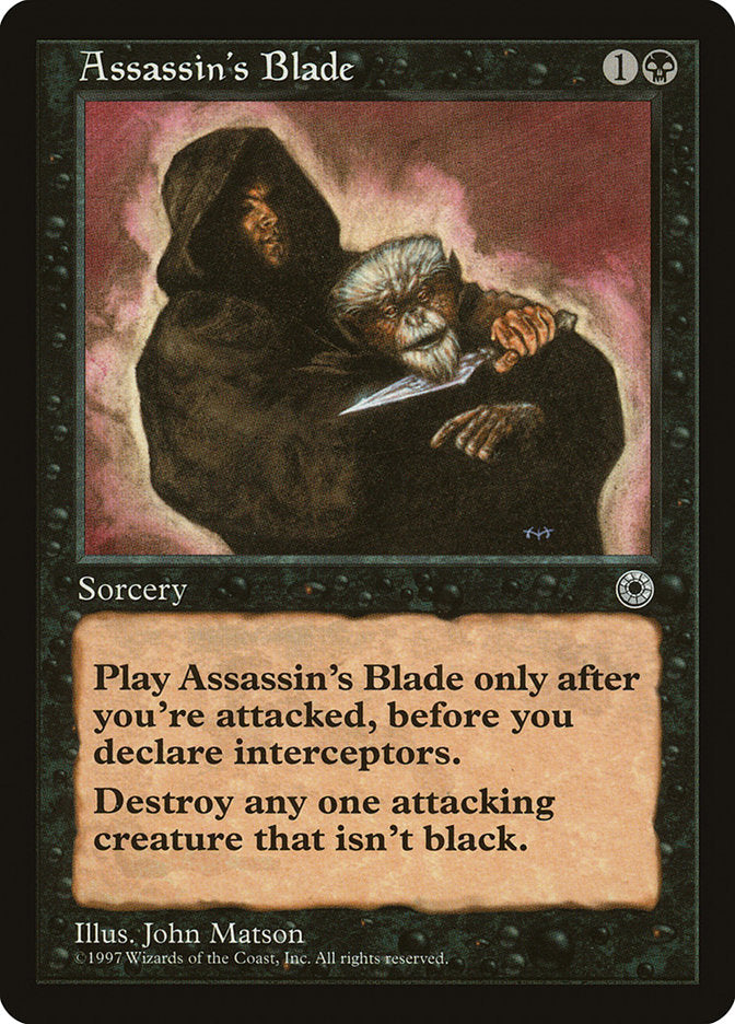 Assassin's Blade [Portal] MTG Single Magic: The Gathering | Red Claw Gaming