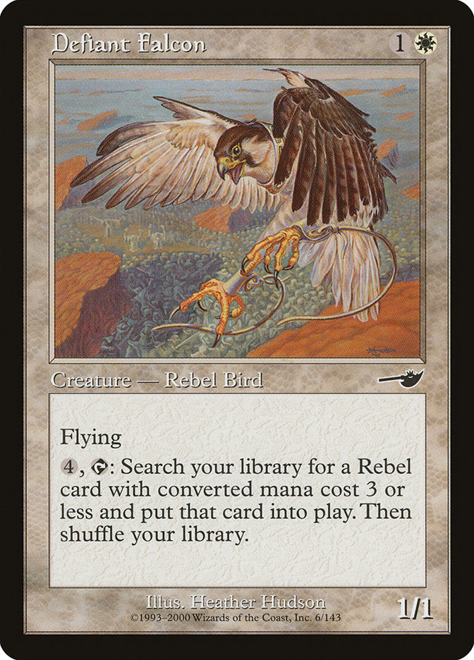 Defiant Falcon [Nemesis] MTG Single Magic: The Gathering | Red Claw Gaming