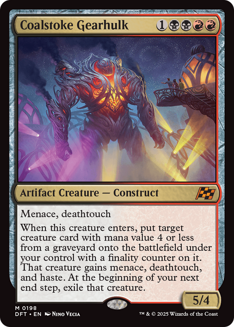 Coalstoke Gearhulk [Aetherdrift] MTG Single Magic: The Gathering | Red Claw Gaming