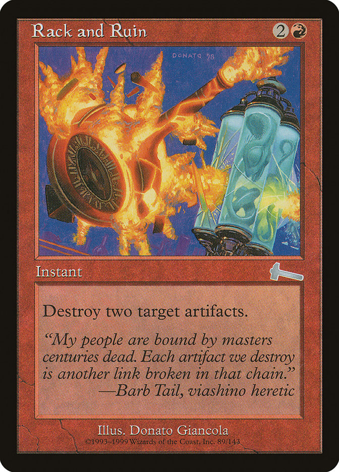 Rack and Ruin [Urza's Legacy] MTG Single Magic: The Gathering | Red Claw Gaming