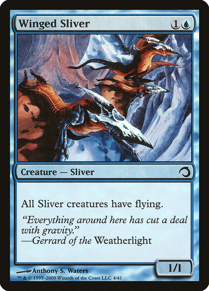 Winged Sliver [Premium Deck Series: Slivers] MTG Single Magic: The Gathering | Red Claw Gaming