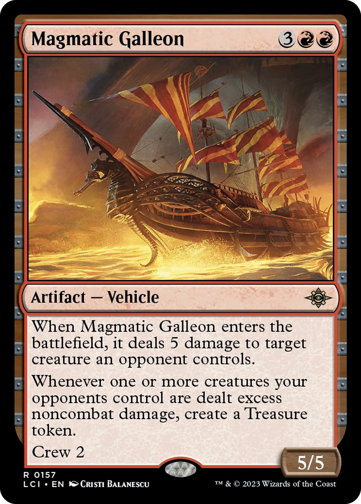 Magmatic Galleon [The Lost Caverns of Ixalan] MTG Single Magic: The Gathering    | Red Claw Gaming