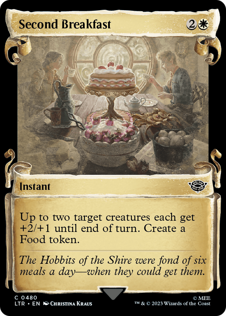 Second Breakfast [The Lord of the Rings: Tales of Middle-Earth Showcase Scrolls] MTG Single Magic: The Gathering | Red Claw Gaming