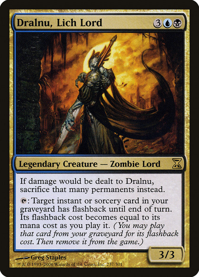 Dralnu, Lich Lord [Time Spiral] MTG Single Magic: The Gathering | Red Claw Gaming