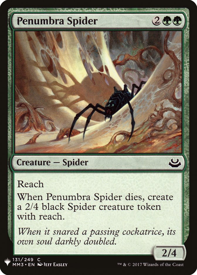 Penumbra Spider [Mystery Booster] MTG Single Magic: The Gathering | Red Claw Gaming