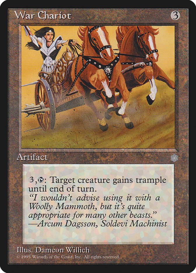War Chariot [Ice Age] MTG Single Magic: The Gathering | Red Claw Gaming