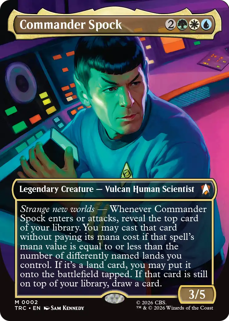 Curzon Dax, Bound by Blood (Extended Art) [Star Trek Commander] MTG Single Magic: The Gathering | Red Claw Gaming