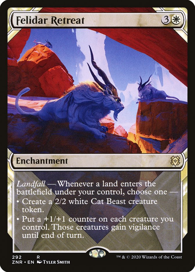 Felidar Retreat (Showcase) [Zendikar Rising] MTG Single Magic: The Gathering | Red Claw Gaming