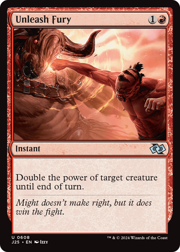 Unleash Fury [Foundations Jumpstart] MTG Single Magic: The Gathering | Red Claw Gaming