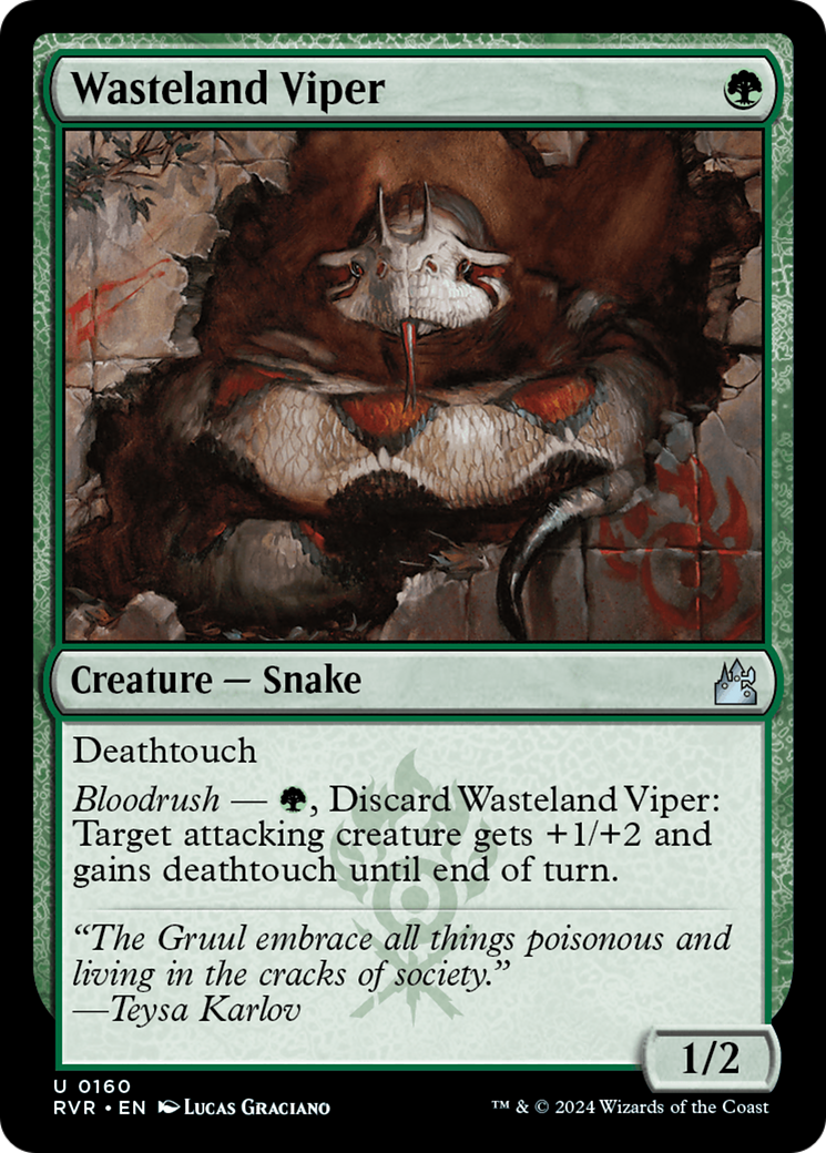Wasteland Viper [Ravnica Remastered] MTG Single Magic: The Gathering | Red Claw Gaming