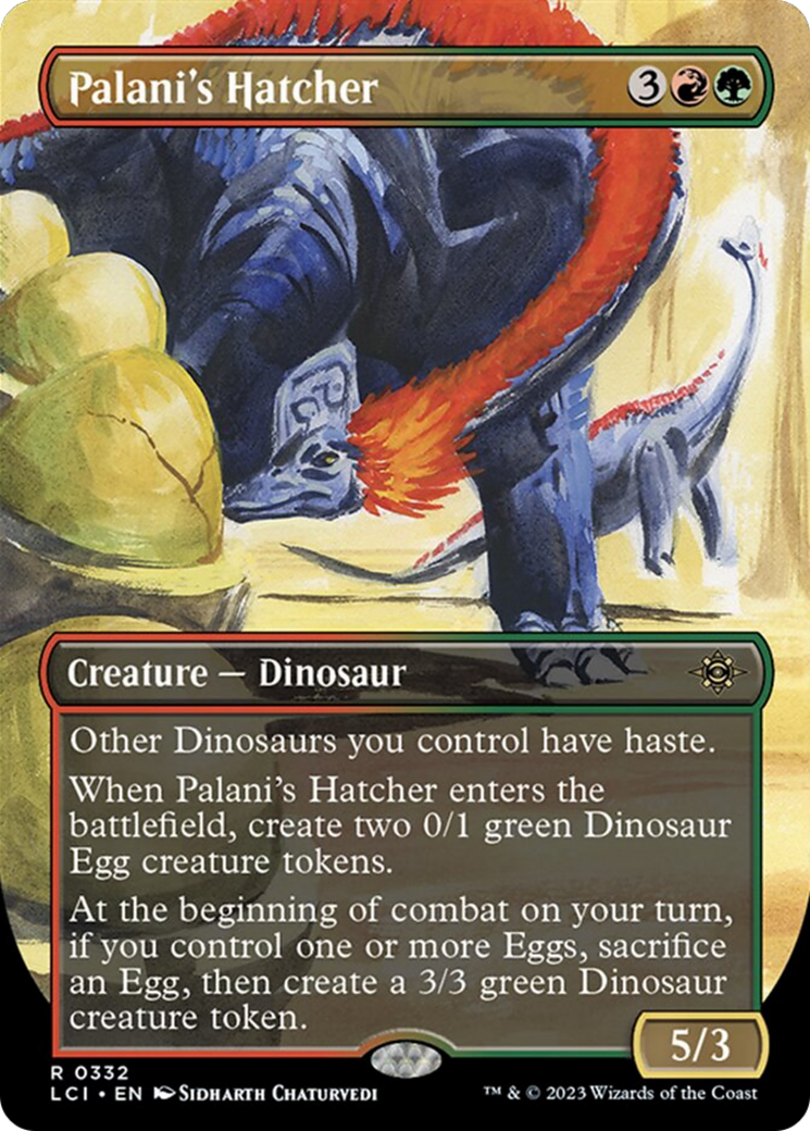 Palani's Hatcher (Borderless) [The Lost Caverns of Ixalan] MTG Single Magic: The Gathering    | Red Claw Gaming