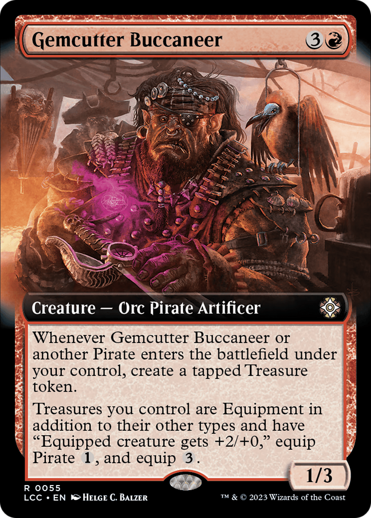 Gemcutter Buccaneer (Extended Art) [The Lost Caverns of Ixalan Commander] MTG Single Magic: The Gathering | Red Claw Gaming