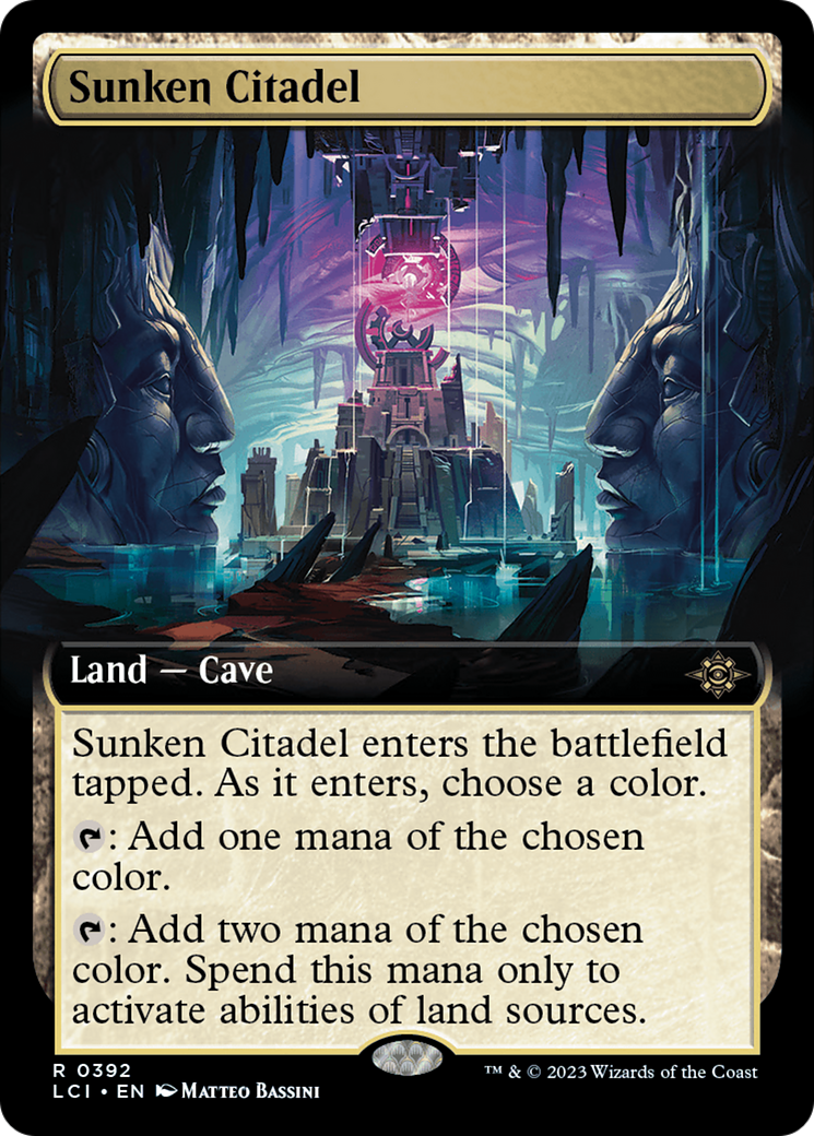 Sunken Citadel (Extended Art) [The Lost Caverns of Ixalan] MTG Single Magic: The Gathering    | Red Claw Gaming