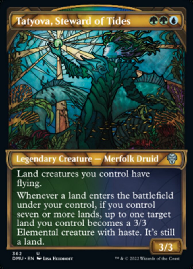 Tatyova, Steward of Tides (Showcase Textured) [Dominaria United] MTG Single Magic: The Gathering | Red Claw Gaming