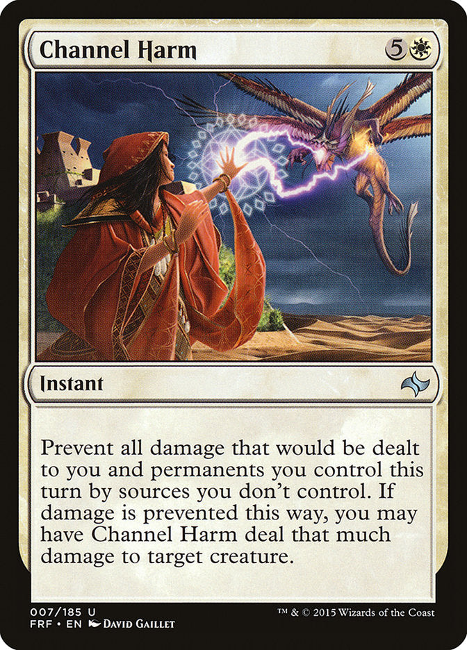 Channel Harm [Fate Reforged] MTG Single Magic: The Gathering | Red Claw Gaming