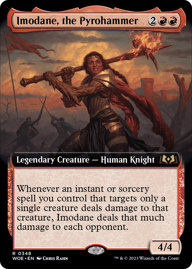 Imodane, the Pyrohammer (Extended Art) [Wilds of Eldraine] MTG Single Magic: The Gathering    | Red Claw Gaming
