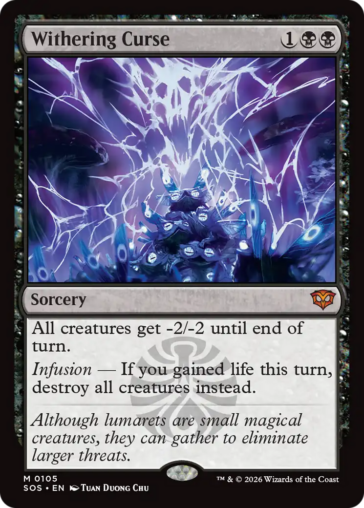 Withering Curse [Secrets of Strixhaven] MTG Single Magic: The Gathering | Red Claw Gaming